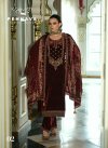 Pehnava By Kaavish Velvet Beads Salwar Kameez 